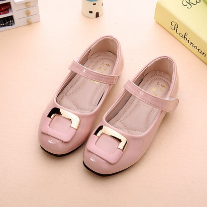 Girls' Single Shoes With Soft Sole Scoop Shoes