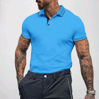 Polo Collar Short Sleeved T-shirt Men's Advertising Shirt