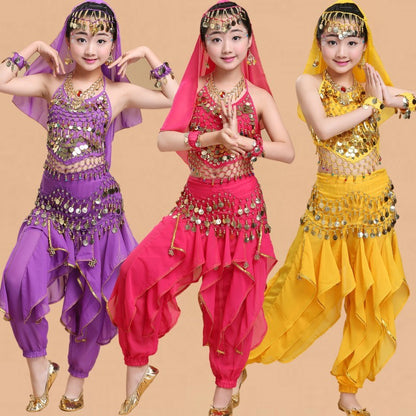 Girl's Tianzhu Belly Dance Costume