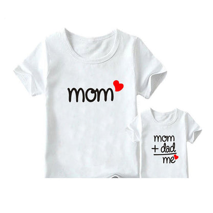 Love Father And Son English Words Mother And Son T-Shirt