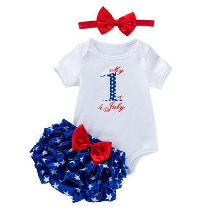 Independence Day Baby  Romper