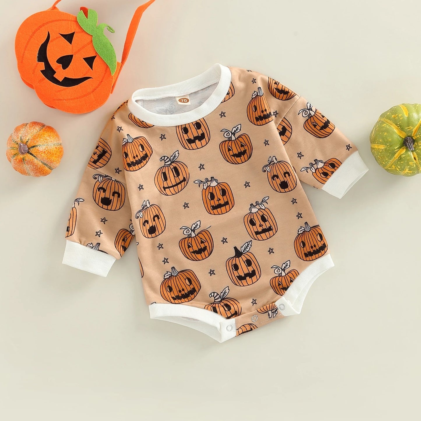 Baby Halloween Pumpkin Print