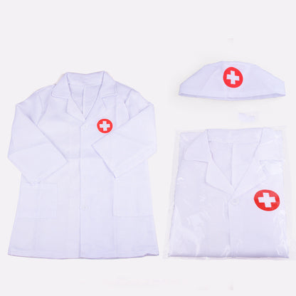 Children's Nurses Dress Doctors Play Professional Experience Costume Costumes