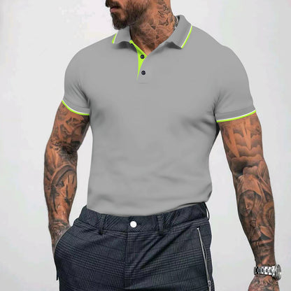 Polo Collar Short Sleeved T-shirt Men's Advertising Shirt