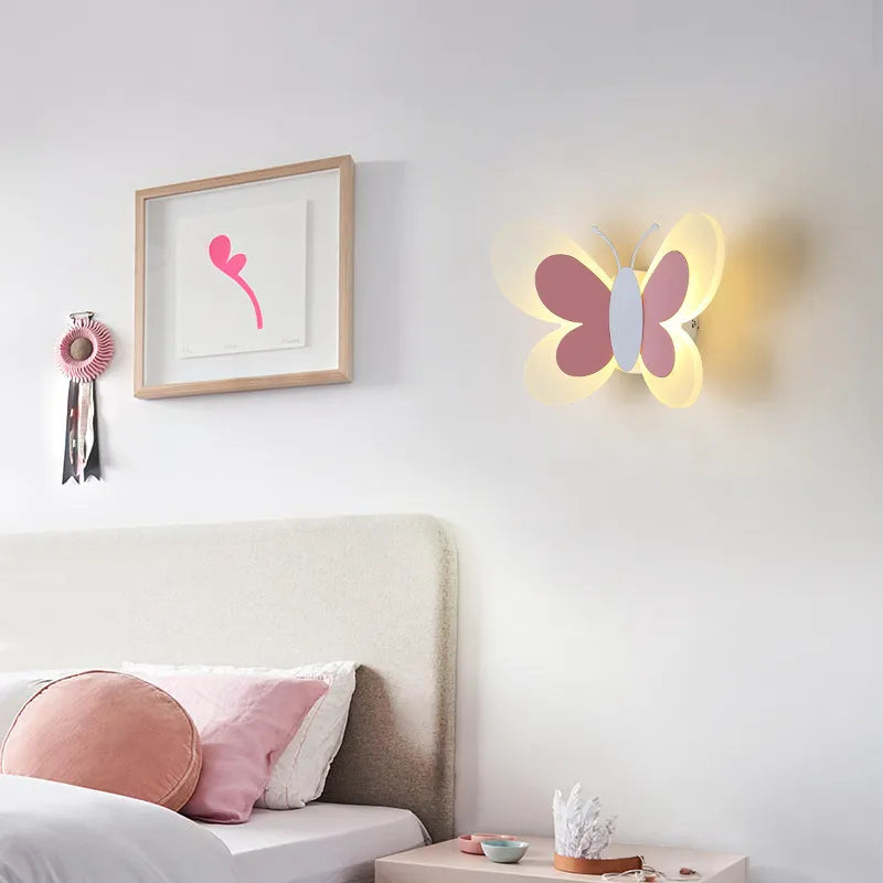 Children's Room Butterfly Light Bedside