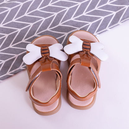 Girls Rubber Baotou Sandals Insect Series