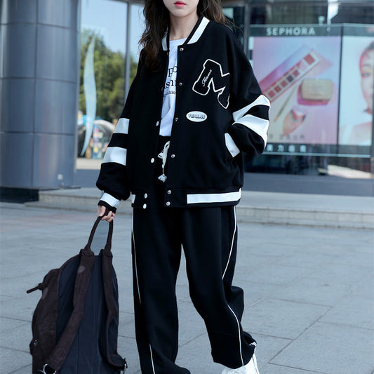 Girl's Western Style Baseball Uniform