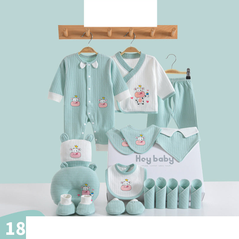 Fashion Cotton Winter Baby Clothes Full Moon Gift Set