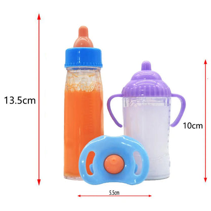 Large Size Baby Doll Feeding Bottle Set Baby Care