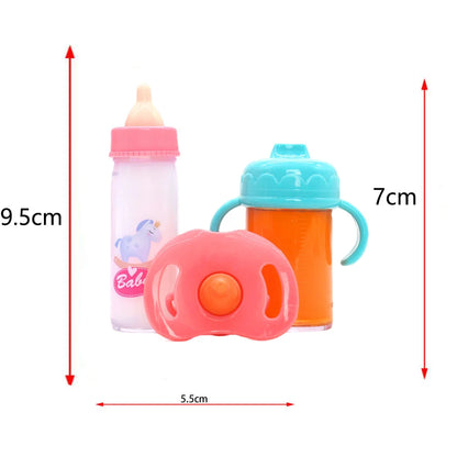 Large Size Baby Doll Feeding Bottle Set Baby Care