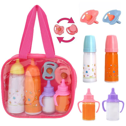 Large Size Baby Doll Feeding Bottle Set Baby Care