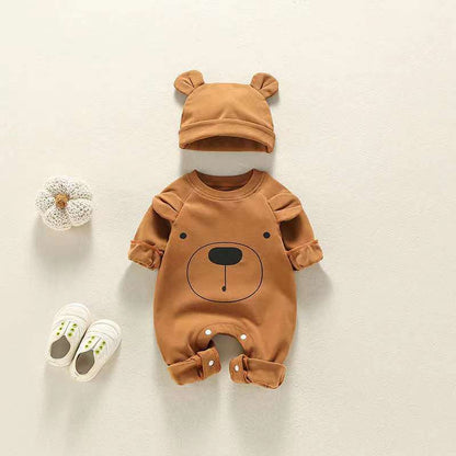 New Baby Knitted One-piece Suit For Spring And Autumn