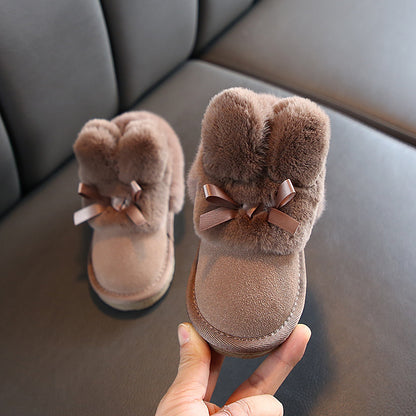 Thickened Xuebu Princess winter shoes