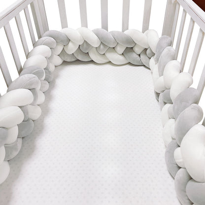 Woven Baby Bed Cover Bumper Strip Four-strand