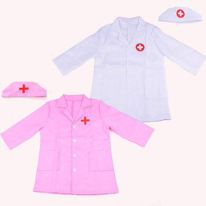 Children's Nurses Dress Doctors Play Professional Experience Costume Costumes