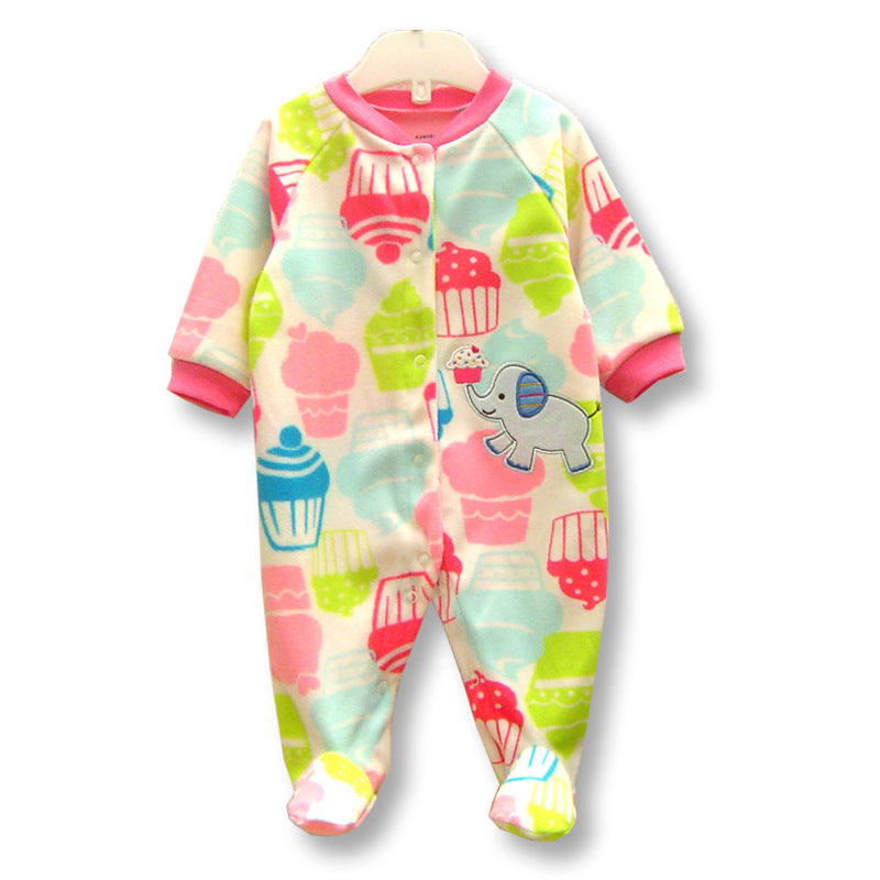 Thicken Baby Pajamas One Piece Clothes