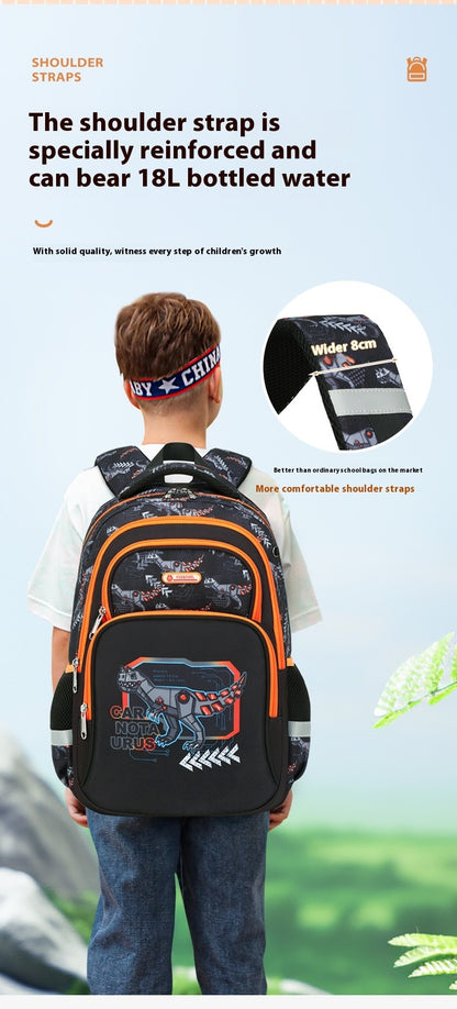 Boys Stylish And Lightweight Grade 1-3 Children Backpack