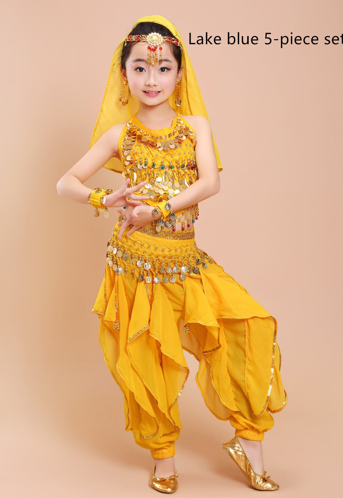 Girl's Tianzhu Belly Dance Costume