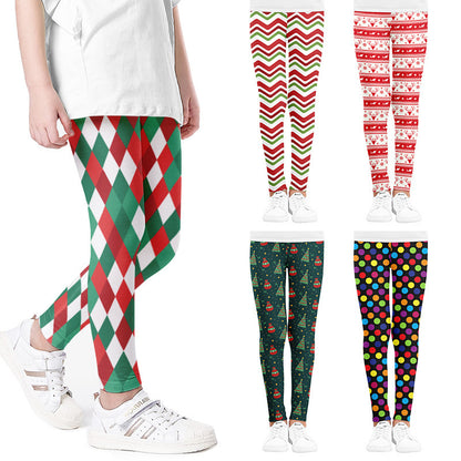 Christmas Print Sports Trousers