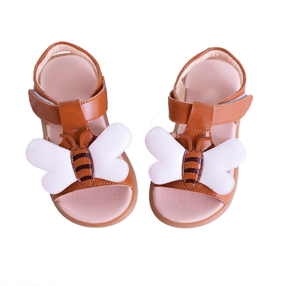 Girls Rubber Baotou Sandals Insect Series