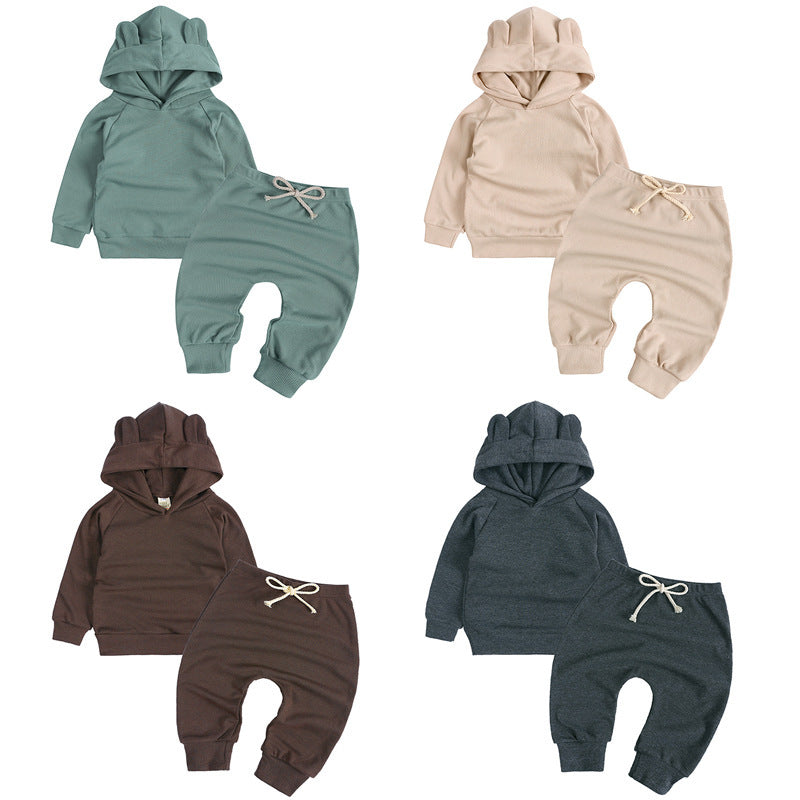 Girls Hoodie Harlan Trouser Set Europe And America