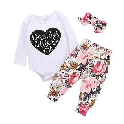 Baby Long Sleeve Jumpsuit Pants Clothing Set