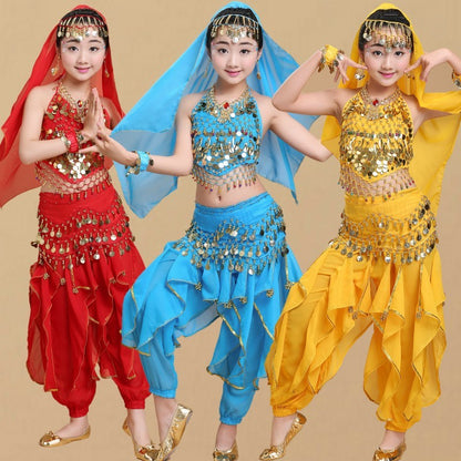 Girl's Tianzhu Belly Dance Costume