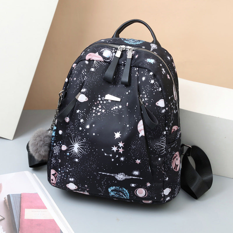 Ins Fashion Backpack Women Solid School Bag Outdoors Travel Bags Girl