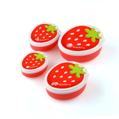 Strawberry 4-piece Lunch Box