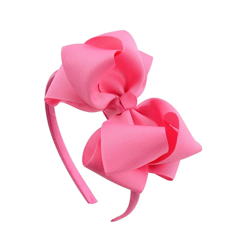 1Piece Sweet Candy Solid Color Bows Hair Band for Kids Girls Ribbon Bowknot Handmade Hairband Headband Headwear Hair Accessories