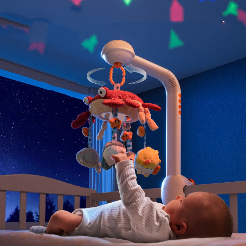 Baby Bed Bell Plush Toy Projection