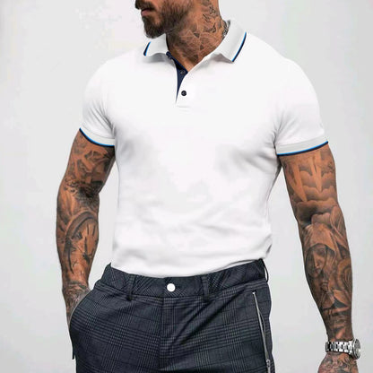 Polo Collar Short Sleeved T-shirt Men's Advertising Shirt