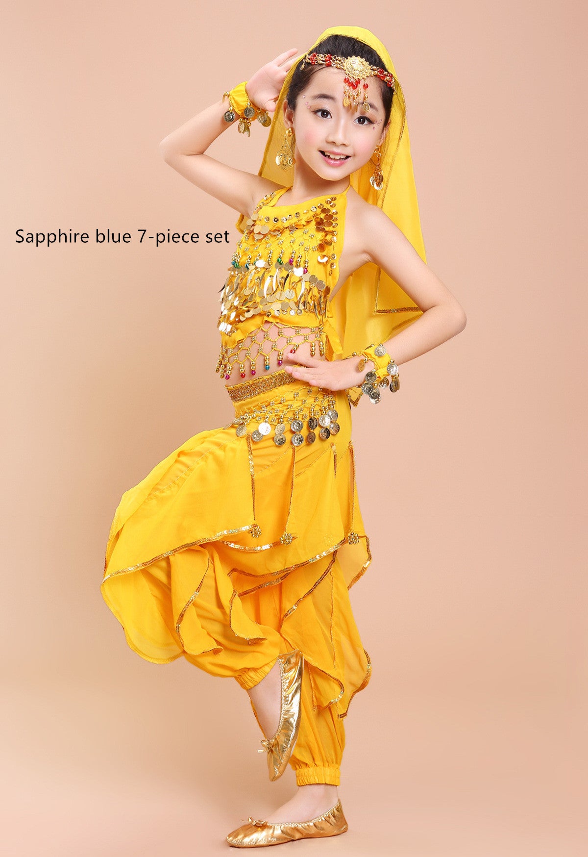 Girl's Tianzhu Belly Dance Costume