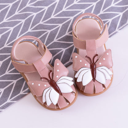 Girls Rubber Baotou Sandals Insect Series