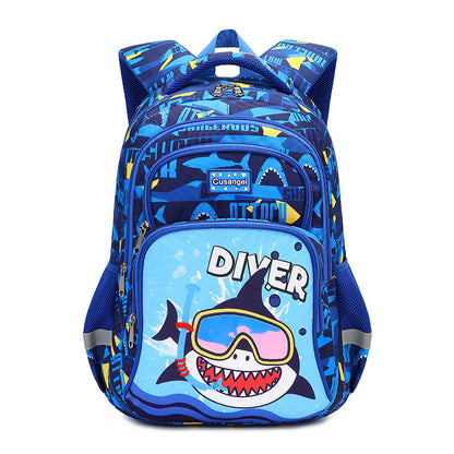 Boys Stylish And Lightweight Grade 1-3 Children Backpack