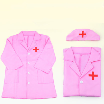 Children's Nurses Dress Doctors Play Professional Experience Costume Costumes