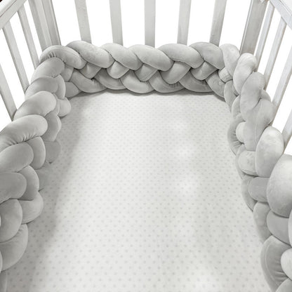 Woven Baby Bed Cover Bumper Strip Four-strand