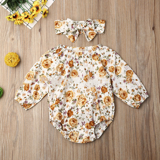 New Baby Romper Girl Long Sleeve