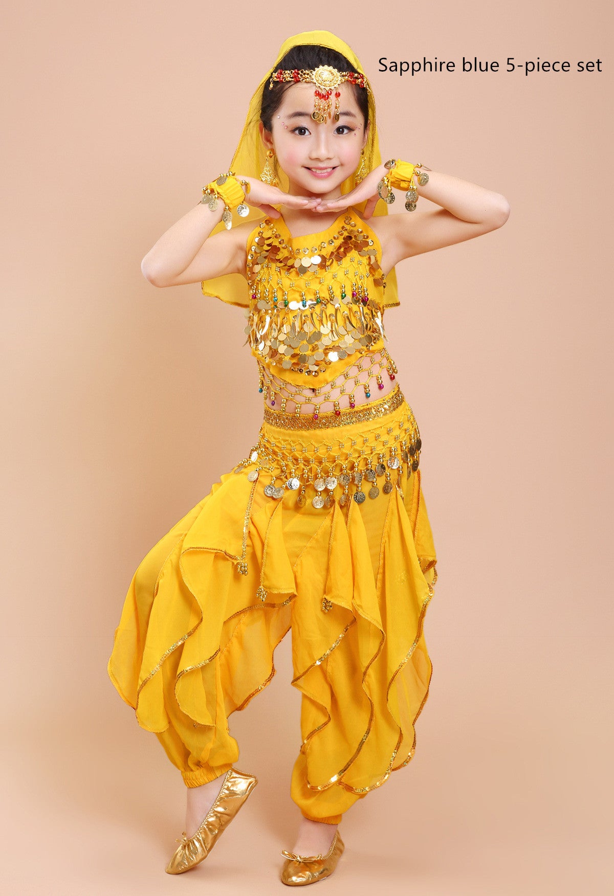 Girl's Tianzhu Belly Dance Costume