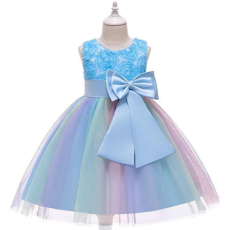 Summer Medium And Large Children's Dresses Girls