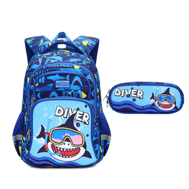 Boys Stylish And Lightweight Grade 1-3 Children Backpack