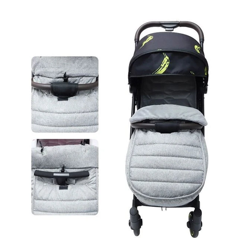 Winter Outdoor Baby Stroller Sleeping Bag Envelopes Warm Waterproof Footmuff Universal Thicken Cushion Windshield Sleepsacks